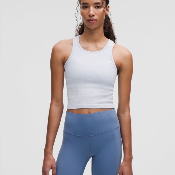LULULEMON Ebb to Street Cropped Racerback Tank (Light Support, B/C Cup) - Picture 4 of 4